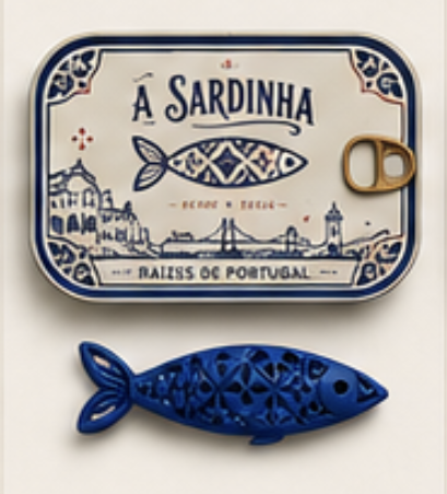 Lata colecionável Sardinha Clássico Portugal