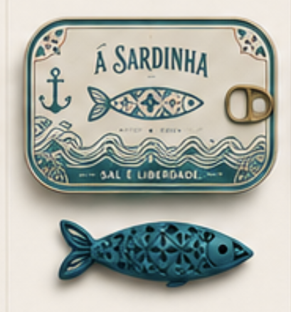 Lata colecionável Sardinha Mar Português